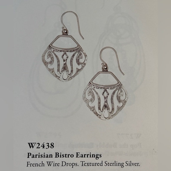 Silpada “Parisian Bistro” Earrings - Picture 7 of 7